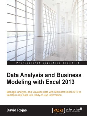 cover image of Data Analysis and Business Modeling with Excel 2013